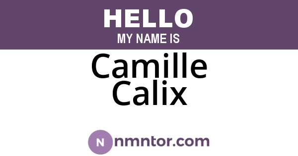 Camille Calix