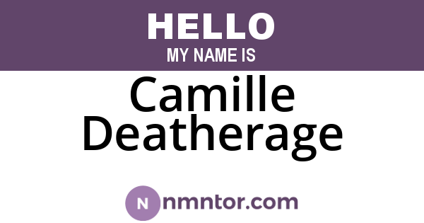 Camille Deatherage