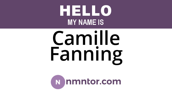 Camille Fanning