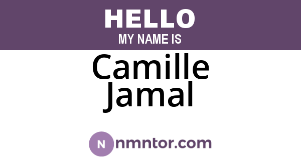 Camille Jamal
