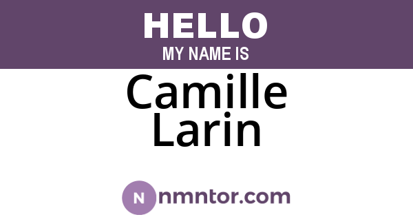 Camille Larin