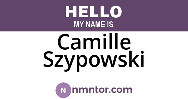 Camille Szypowski