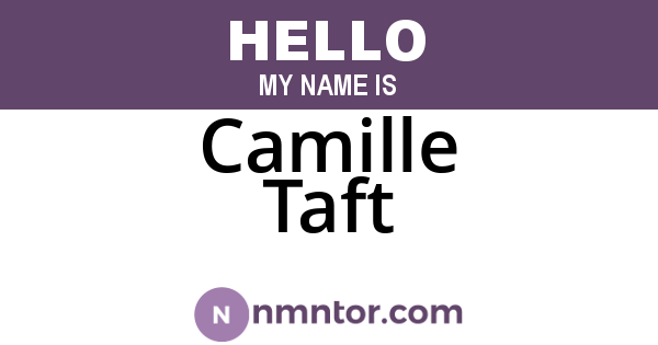 Camille Taft