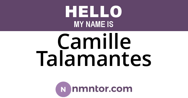 Camille Talamantes