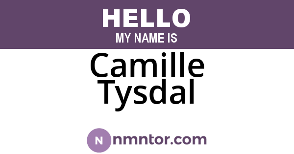 Camille Tysdal