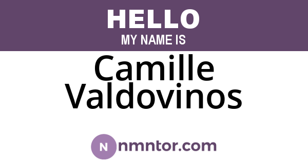 Camille Valdovinos