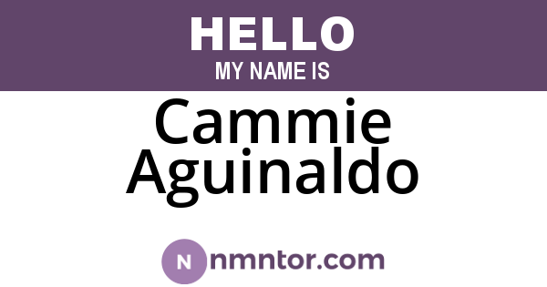 Cammie Aguinaldo