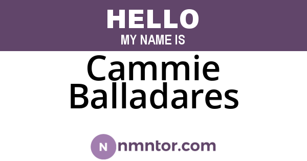 Cammie Balladares