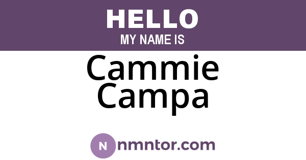 Cammie Campa