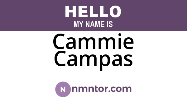 Cammie Campas