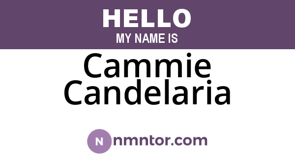 Cammie Candelaria