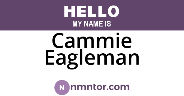Cammie Eagleman