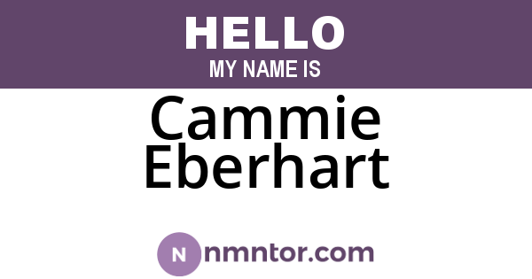 Cammie Eberhart