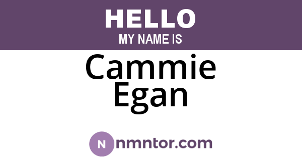 Cammie Egan