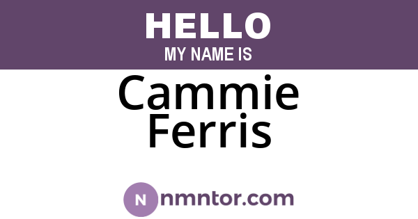 Cammie Ferris