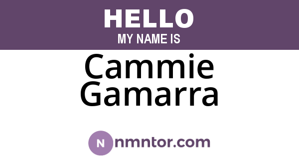 Cammie Gamarra