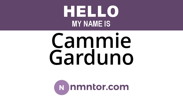 Cammie Garduno