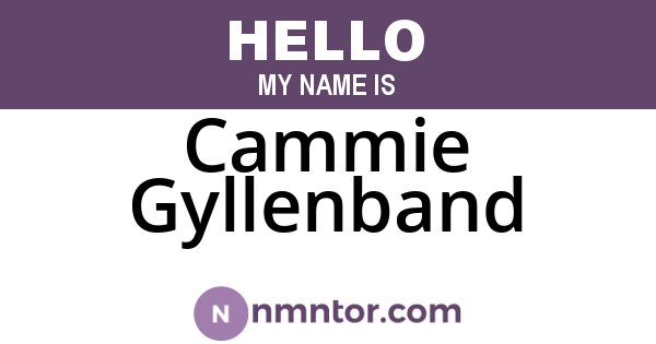 Cammie Gyllenband