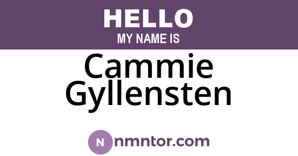 Cammie Gyllensten