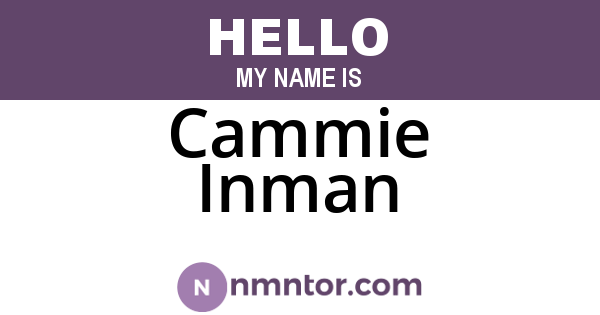 Cammie Inman