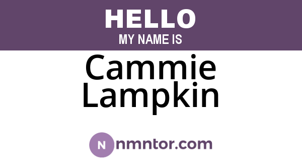 Cammie Lampkin