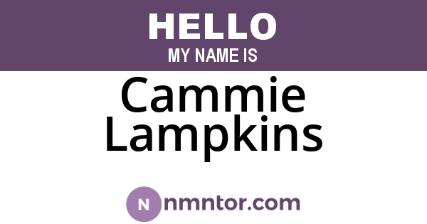 Cammie Lampkins