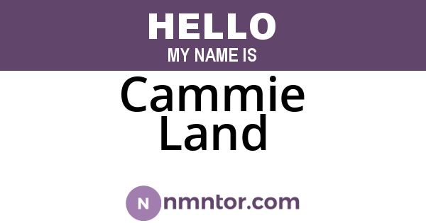 Cammie Land