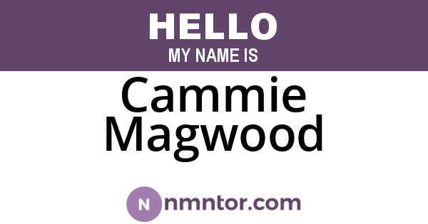 Cammie Magwood