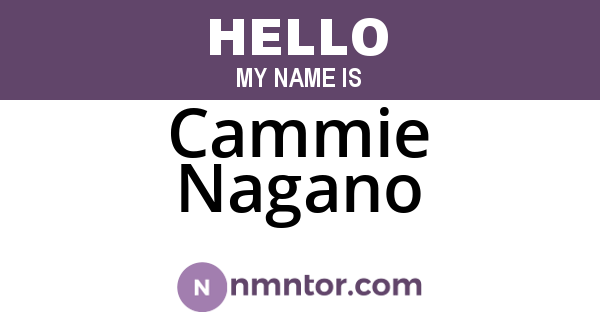 Cammie Nagano