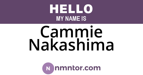 Cammie Nakashima
