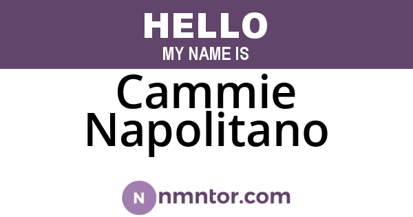 Cammie Napolitano