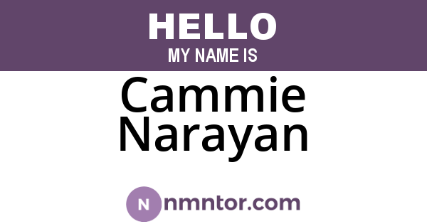 Cammie Narayan