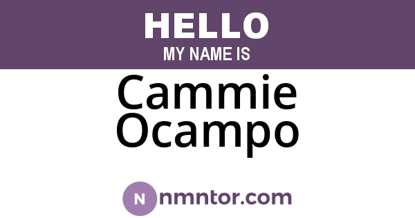 Cammie Ocampo