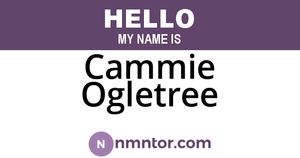 Cammie Ogletree