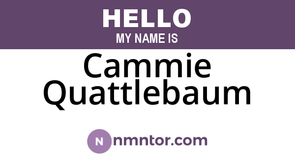 Cammie Quattlebaum
