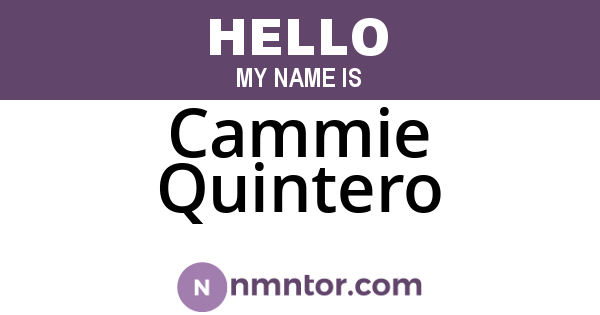 Cammie Quintero