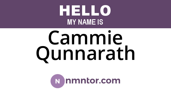 Cammie Qunnarath