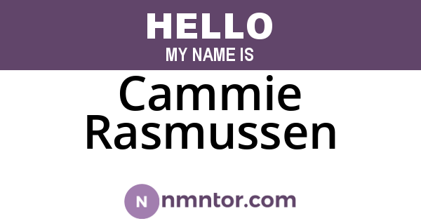 Cammie Rasmussen
