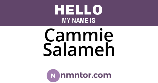 Cammie Salameh