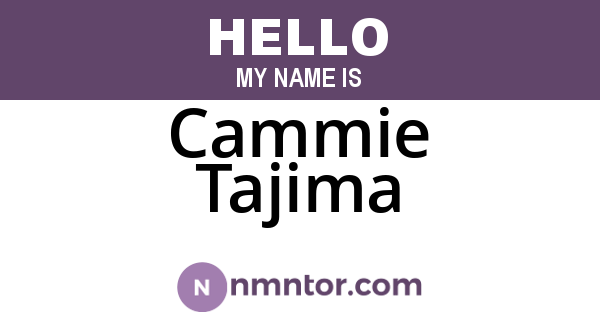 Cammie Tajima