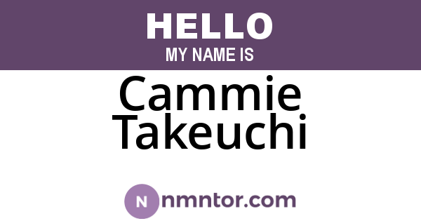 Cammie Takeuchi