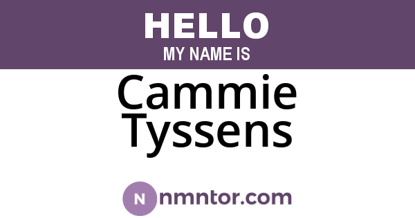 Cammie Tyssens