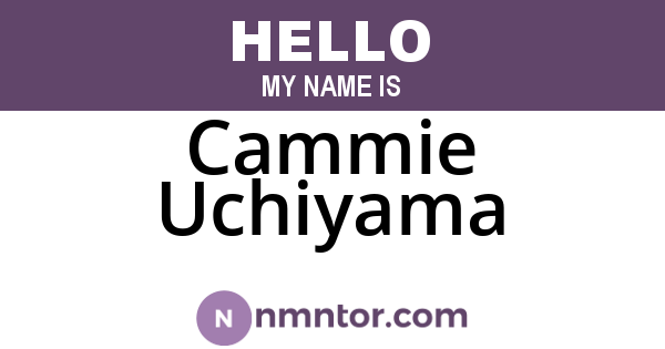 Cammie Uchiyama