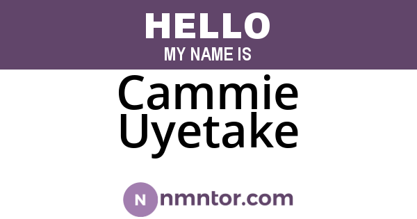 Cammie Uyetake