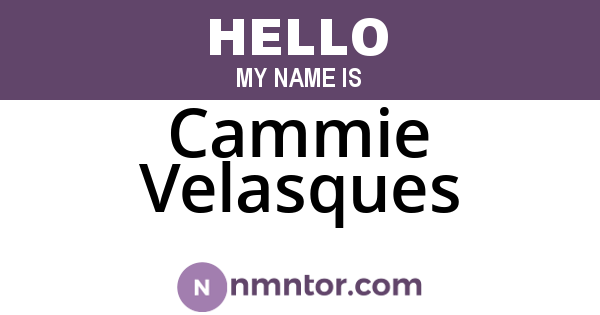 Cammie Velasques
