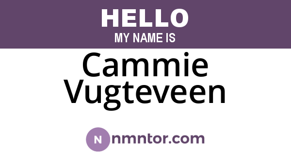 Cammie Vugteveen