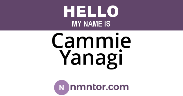 Cammie Yanagi