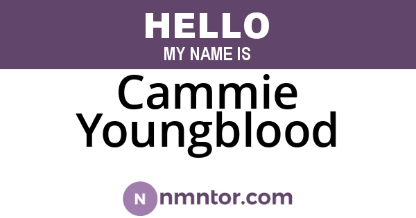 Cammie Youngblood