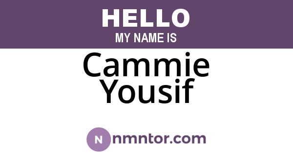 Cammie Yousif