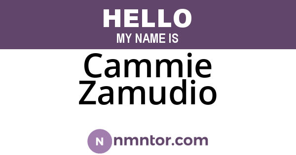 Cammie Zamudio